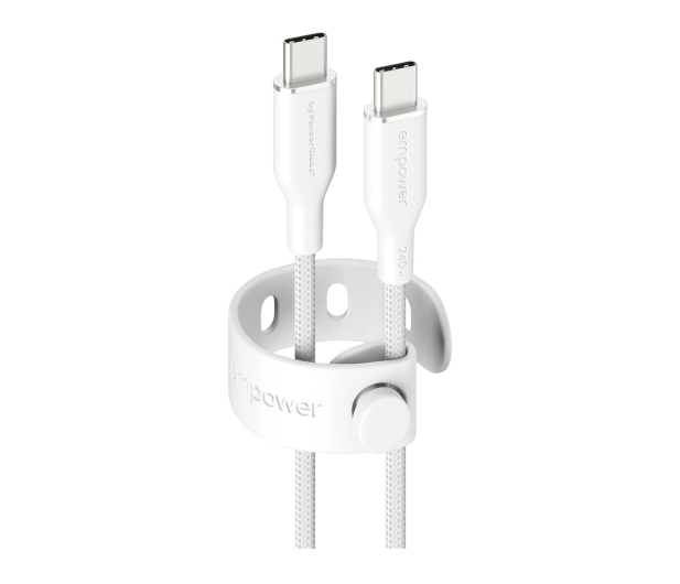 PanzerGlass empower Racing 240W USB-C 1,2m Silver White - 1546787 - zdjęcie 2